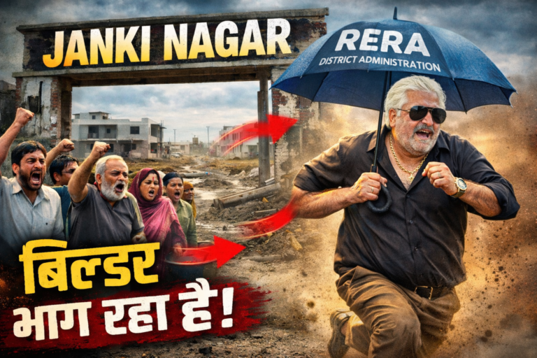 जानकी नगर, नरसिंहपुर: RERA रजिस्टर्ड कॉलोनी में सड़क-नाली अधूरी, बिल्डर भाग रहा, RERA सिर्फ पत्र भेज रही!