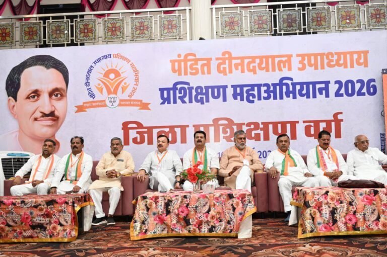 ???? करेली में भाजपा का शक्ति प्रदर्शन: दीनदयाल उपाध्याय प्रशिक्षण महाअभियान में जुटे नरसिंहपुर जिले के दिग्गज नेता